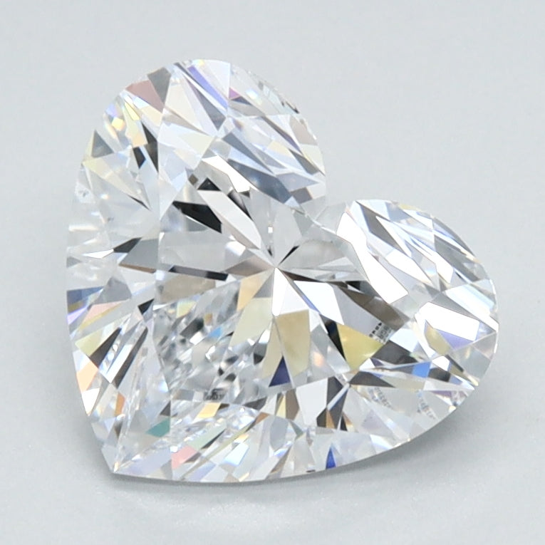 1.74ct HEART Shaped Diamond | D Color | VS1 Clarity | IGI Certified