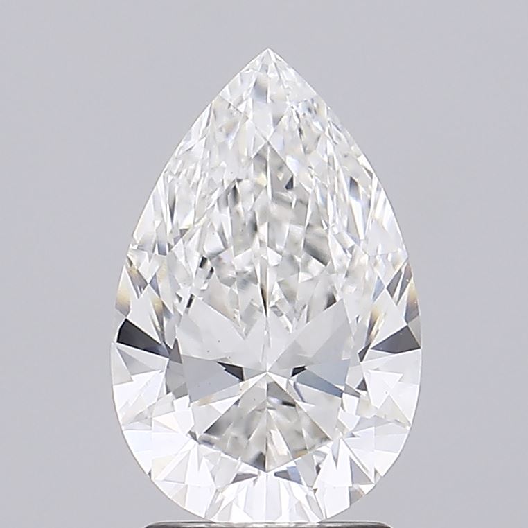 2.13ct PEAR Shaped Diamond | E Color | VVS2 Clarity | IGI Certified