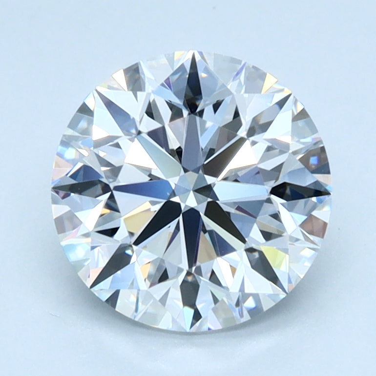 1.69ct ROUND Shaped Diamond | D Color | VVS2 Clarity | IGI Certified