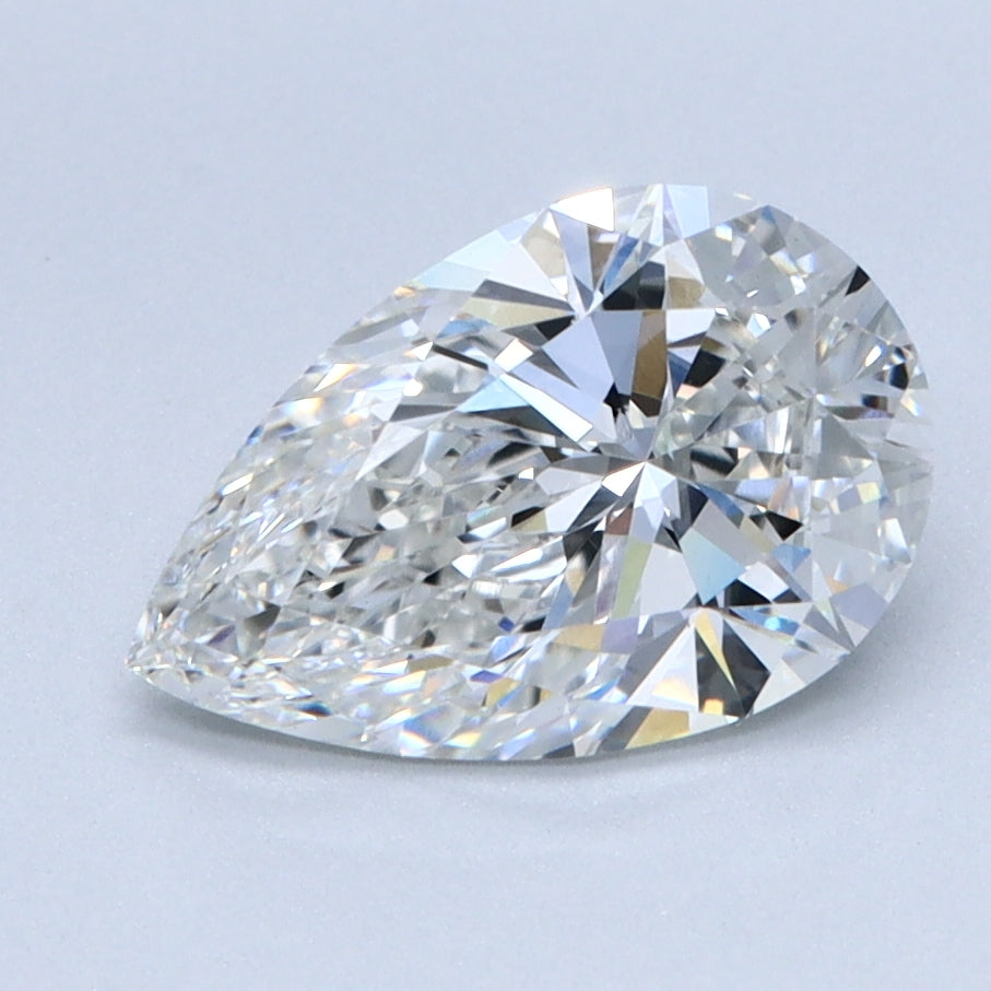 1.56ct PEAR Shaped Diamond | F Color | VVS2 Clarity | IGI Certified