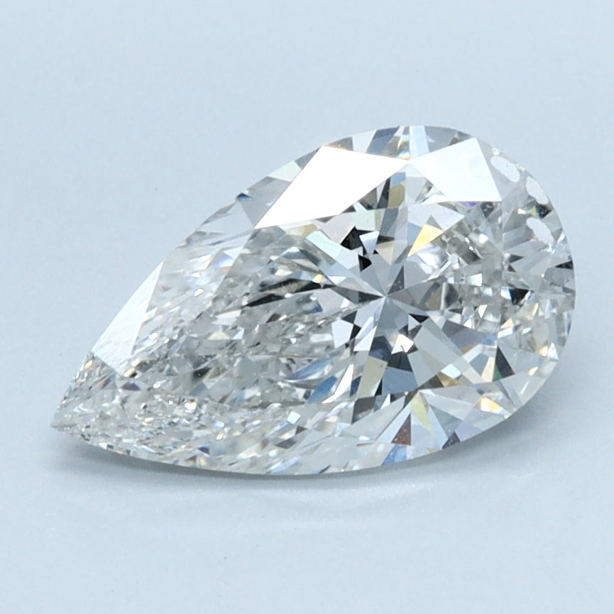 1.37ct PEAR Shaped Diamond | G Color | VS2 Clarity | IGI Certified