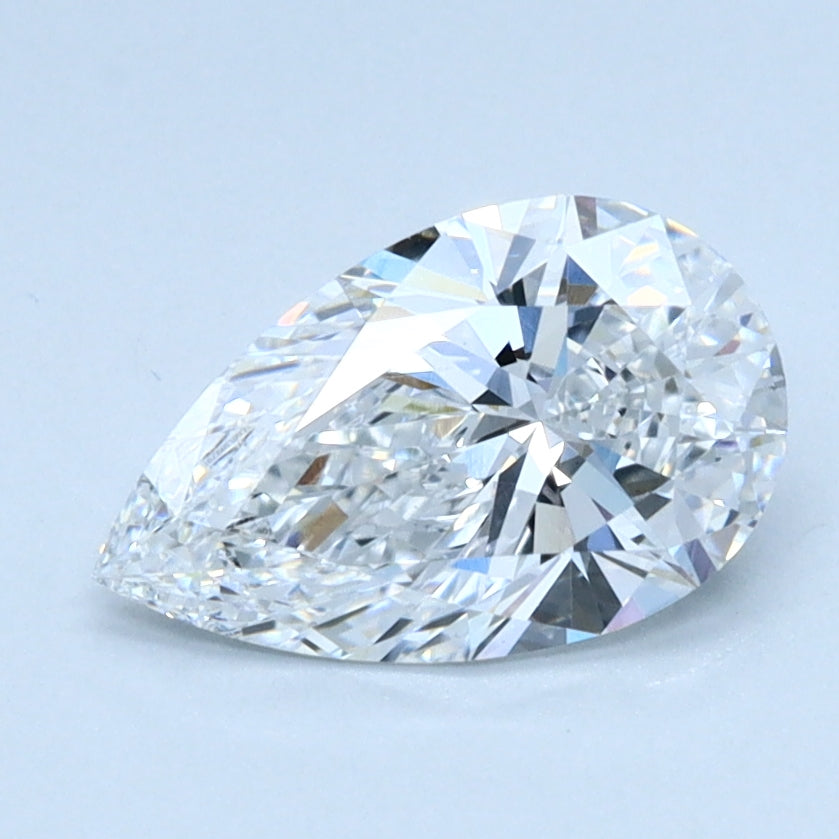 1.1ct PEAR Shaped Diamond | E Color | VS1 Clarity | IGI Certified