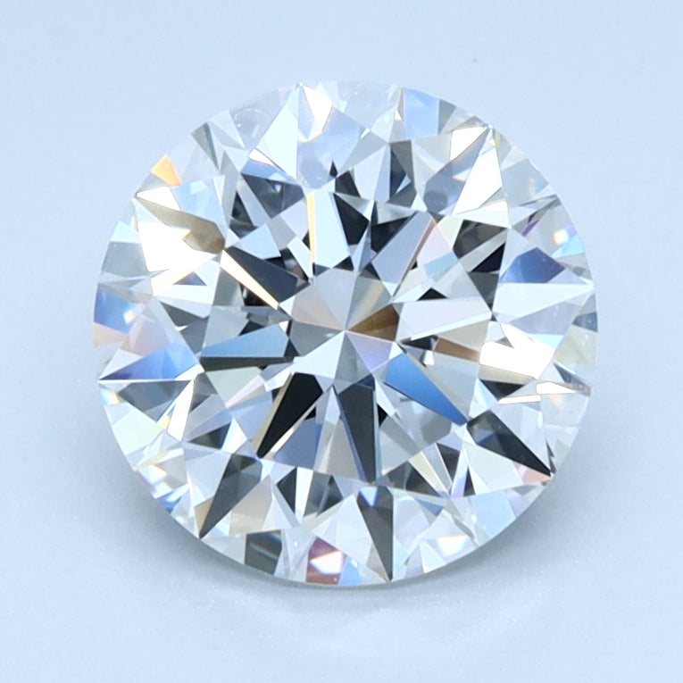 1.58ct ROUND Shaped Diamond | D Color | VVS2 Clarity | IGI Certified