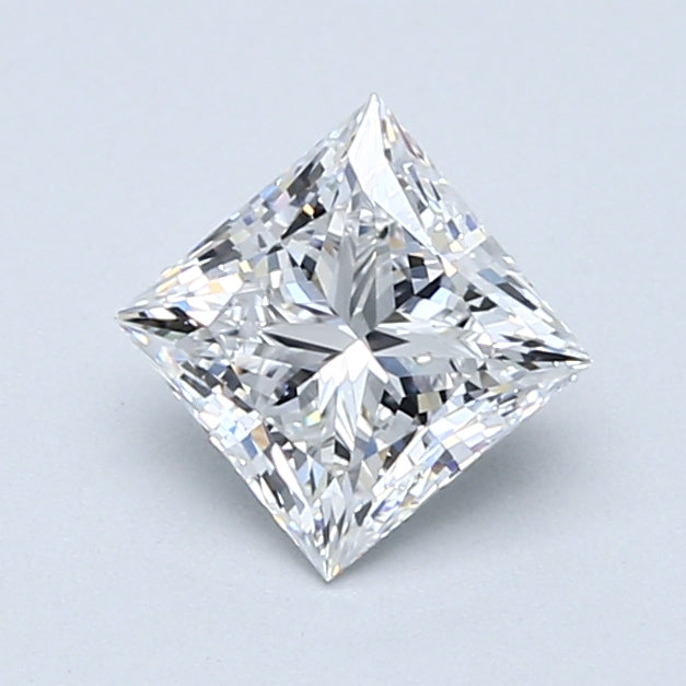 1.11ct PRINCESS Shaped Diamond | E Color | VS1 Clarity | IGI Certified