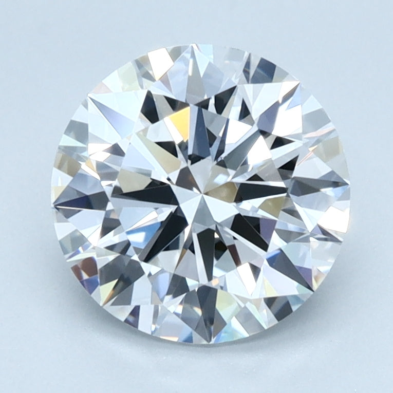 1.67ct ROUND Shaped Diamond | D Color | VVS2 Clarity | IGI Certified