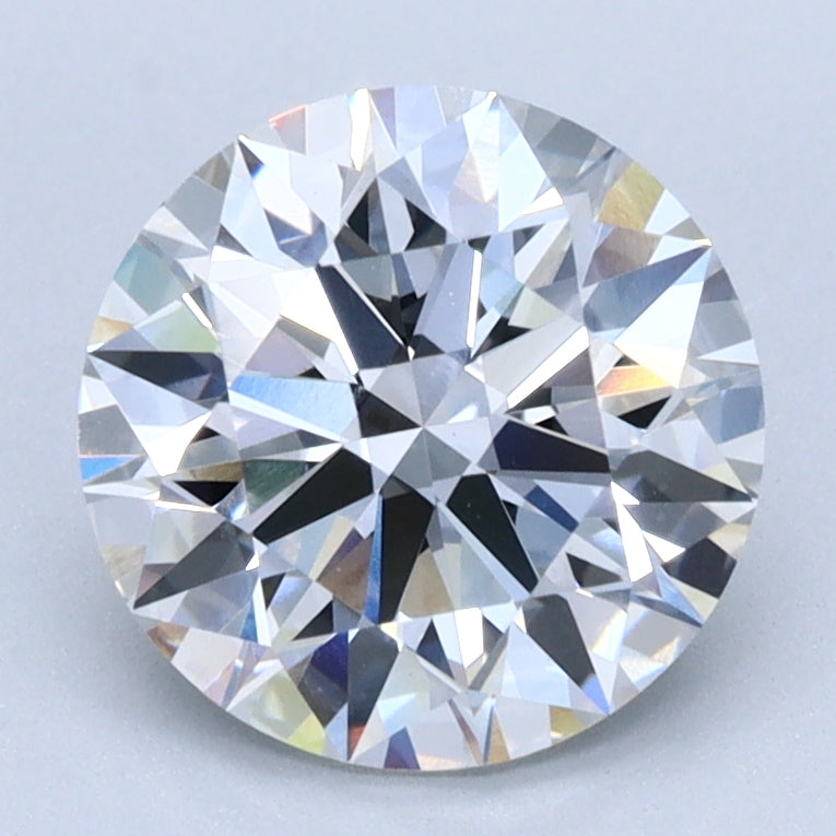 2.1ct ROUND Shaped Diamond | F Color | VVS2 Clarity | IGI Certified