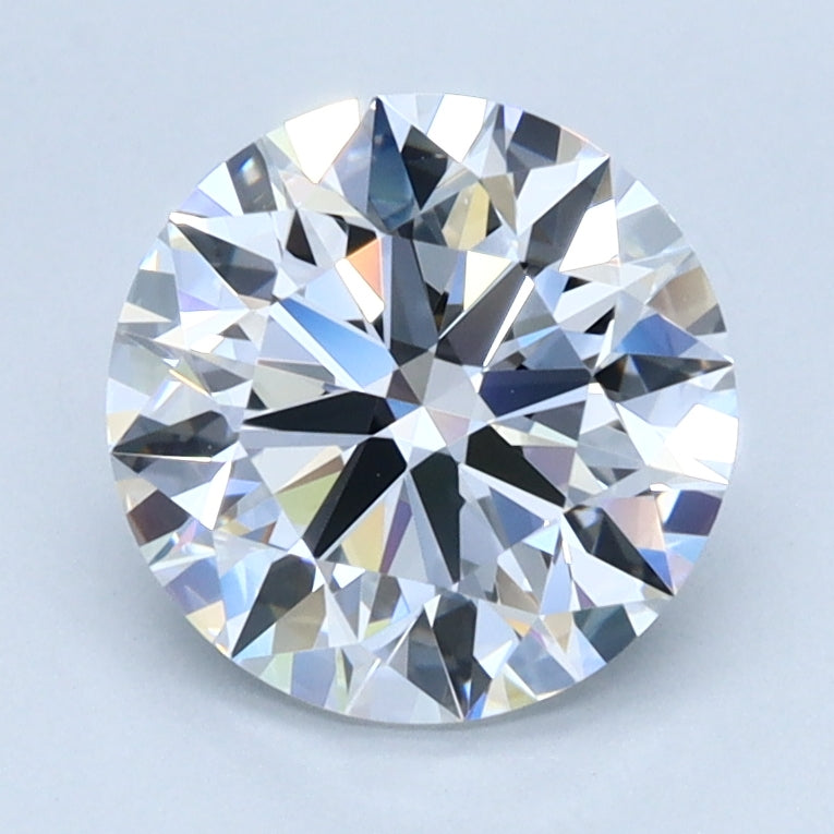 1.66ct ROUND Shaped Diamond | D Color | VVS2 Clarity | IGI Certified