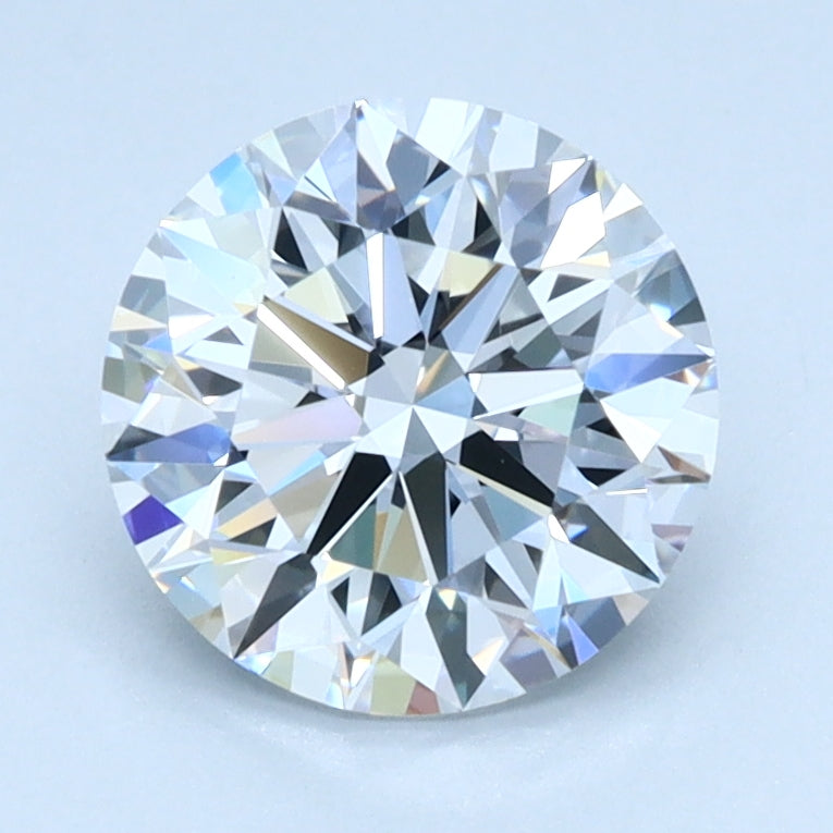 1.6ct ROUND Shaped Diamond | D Color | VVS2 Clarity | IGI Certified