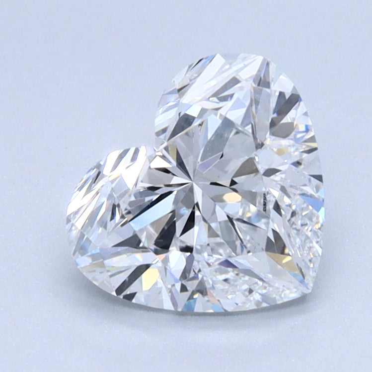 1.3ct HEART Shaped Diamond | D Color | VS1 Clarity | IGI Certified