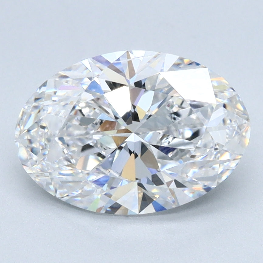 2ct OVAL Shaped Diamond | D Color | SI1 Clarity | IGI Certified