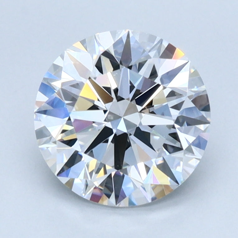 1.58ct ROUND Shaped Diamond | D Color | VVS2 Clarity | IGI Certified