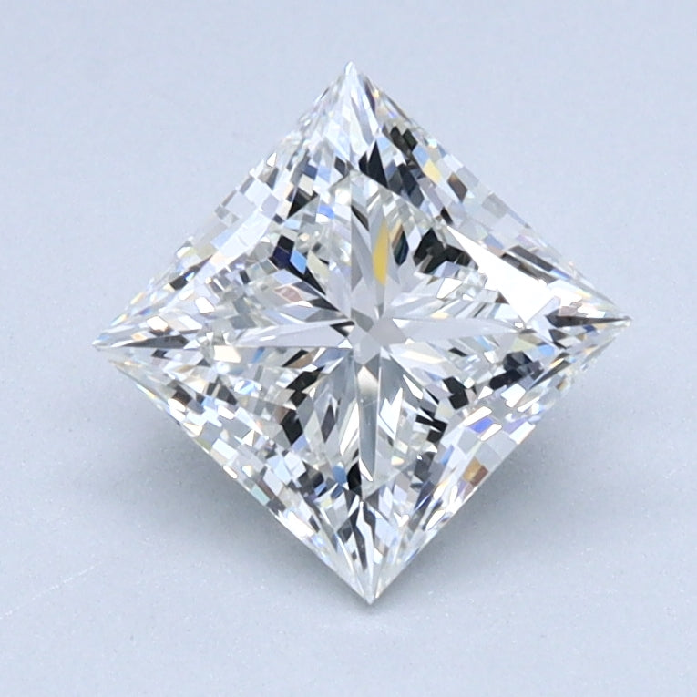 1.11ct PRINCESS Shaped Diamond | F Color | VS2 Clarity | IGI Certified