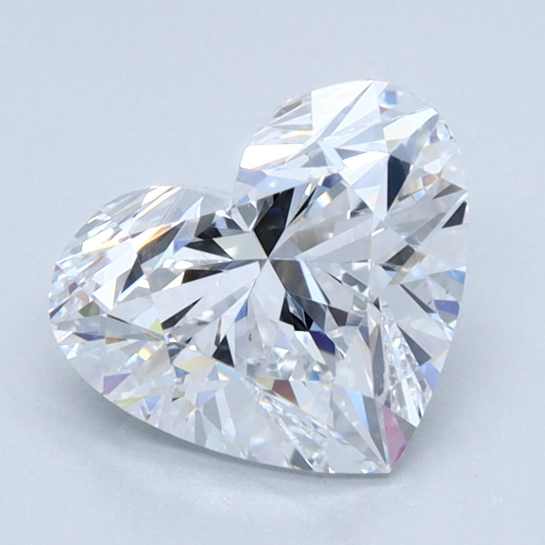 1.59ct HEART Shaped Diamond | D Color | VS1 Clarity | IGI Certified