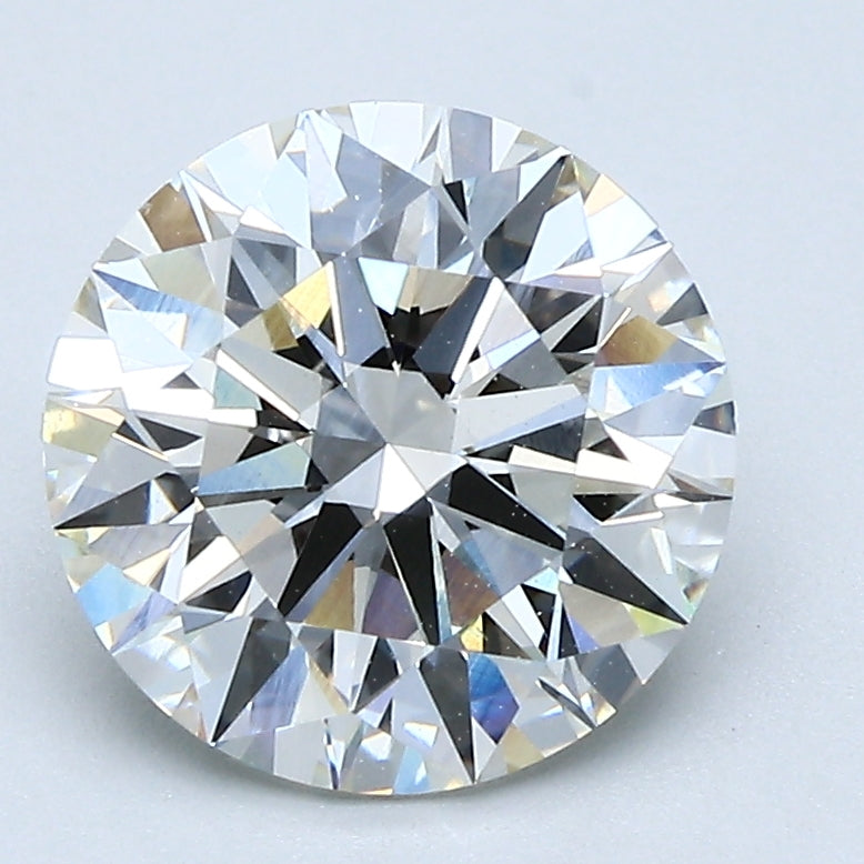 2.52ct ROUND Shaped Diamond | H Color | VVS2 Clarity | IGI Certified