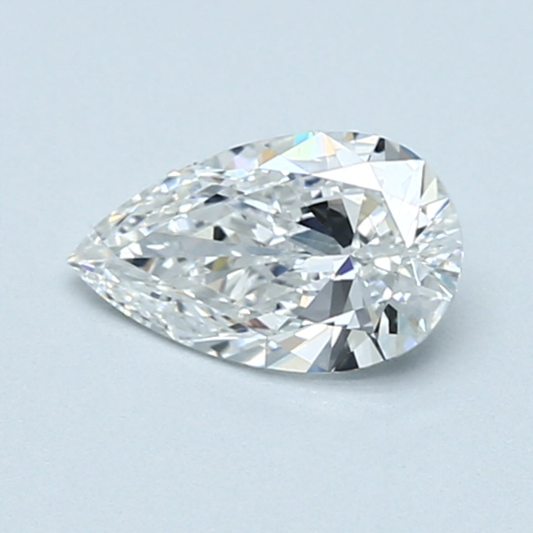 0.7ct PEAR Shaped Diamond | E Color | VVS2 Clarity | IGI Certified