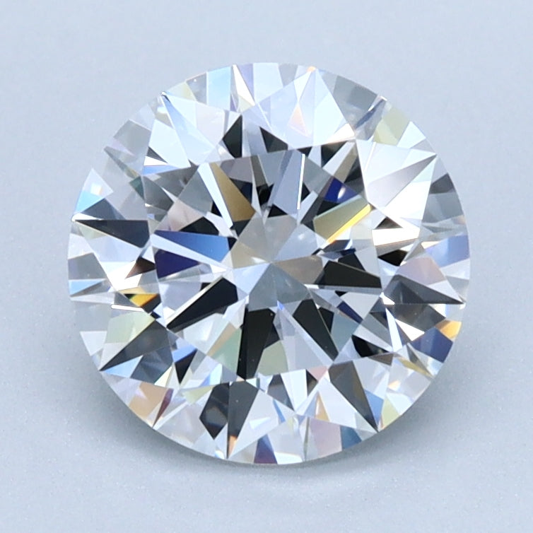 1.55ct ROUND Shaped Diamond | D Color | VVS2 Clarity | IGI Certified