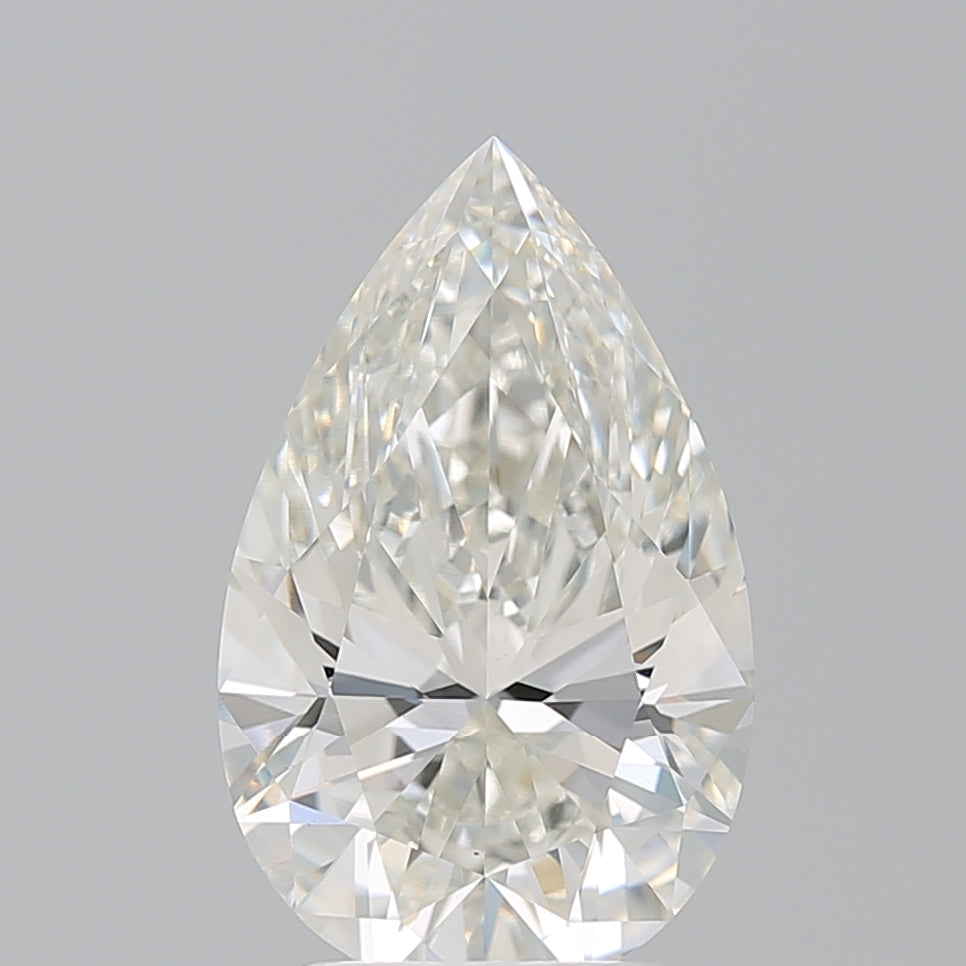 3.02ct PEAR Shaped Diamond | H Color | VS1 Clarity | IGI Certified