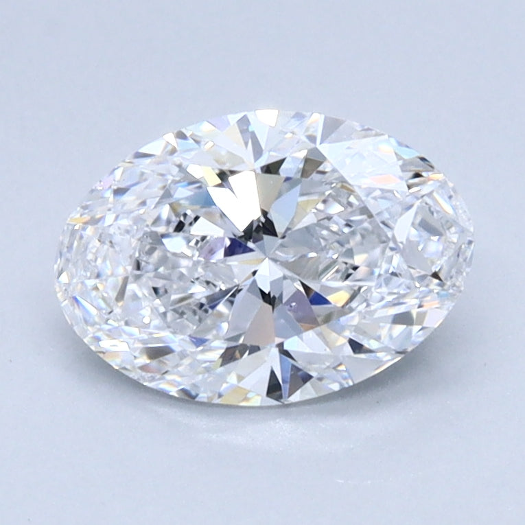 1ct OVAL Shaped Diamond | D Color | SI1 Clarity | IGI Certified