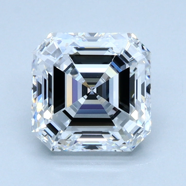 1.54ct ASSCHER Shaped Diamond | E Color | VVS2 Clarity | IGI Certified