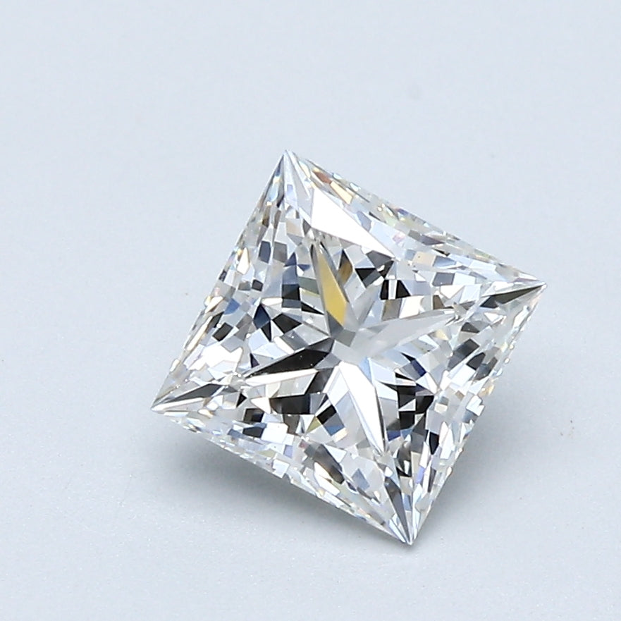 1.24ct PRINCESS Shaped Diamond | H Color | VS1 Clarity | IGI Certified