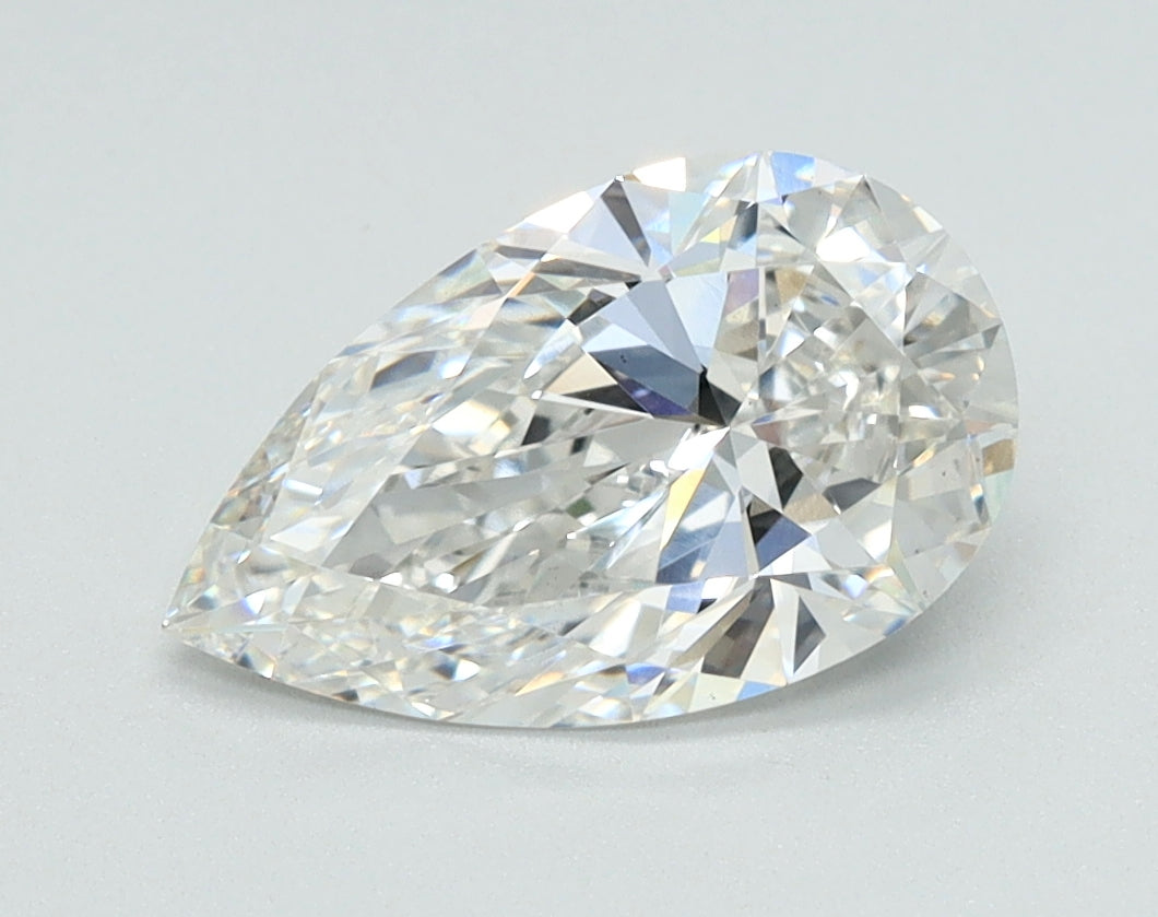 1.58ct PEAR Shaped Diamond | F Color | VS1 Clarity | IGI Certified