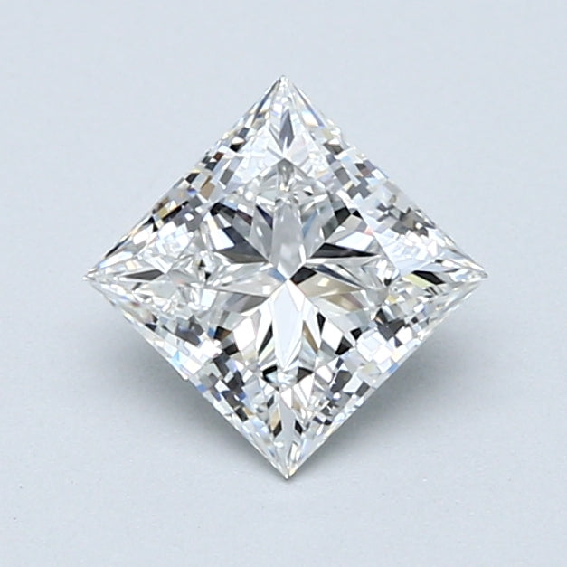 1.04ct PRINCESS Shaped Diamond | E Color | VVS2 Clarity | IGI Certified