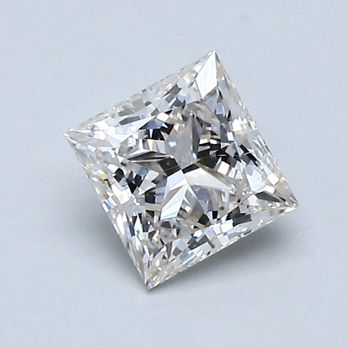 0.76ct PRINCESS Shaped Diamond | K Color | SI2 Clarity | GCAL Certified