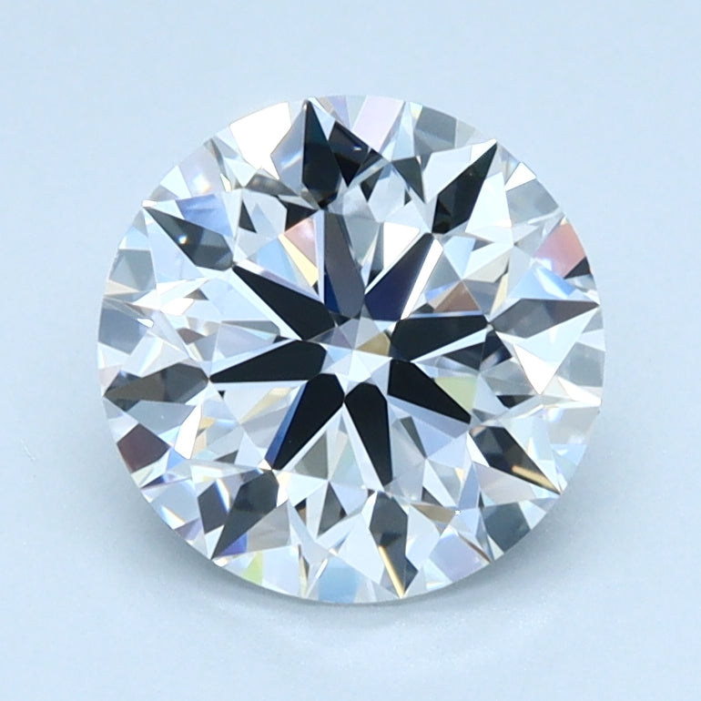 1.5ct ROUND Shaped Diamond | D Color | VVS2 Clarity | IGI Certified