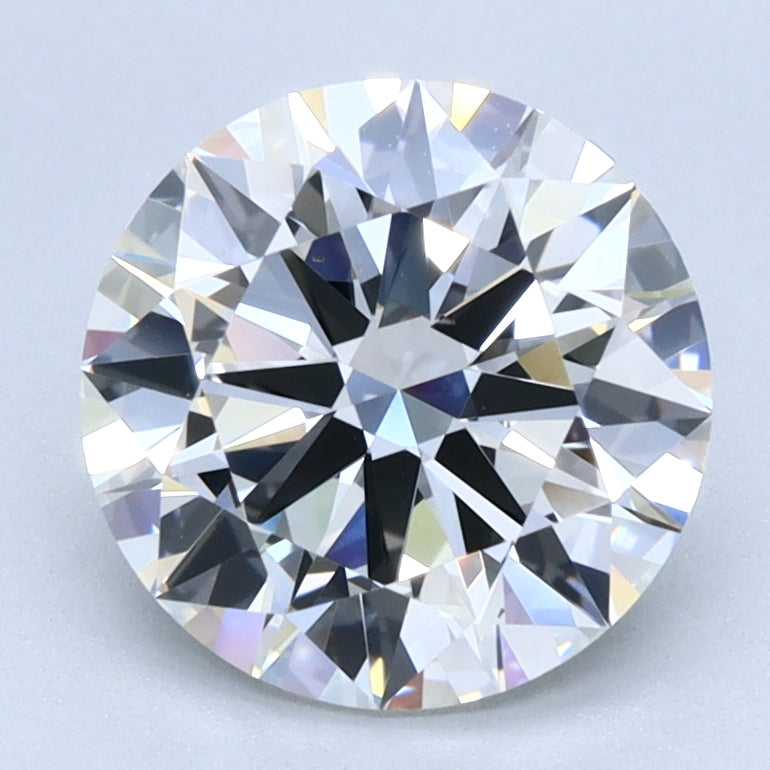 2.1ct ROUND Shaped Diamond | H Color | VVS2 Clarity | IGI Certified