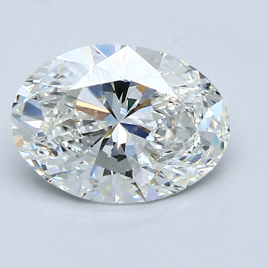 2ct OVAL Shaped Diamond | F Color | VVS2 Clarity | IGI Certified