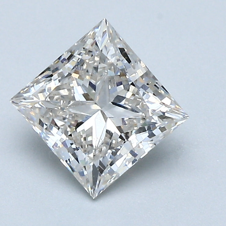 1.26ct PRINCESS Shaped Diamond | G Color | VS2 Clarity | IGI Certified
