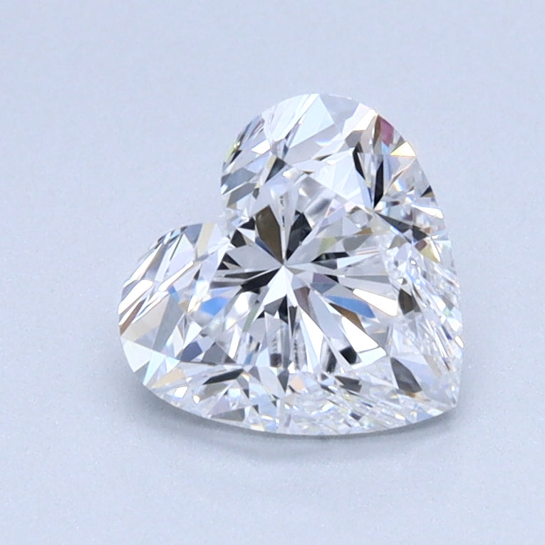 1.02ct HEART Shaped Diamond | D Color | VVS2 Clarity | IGI Certified