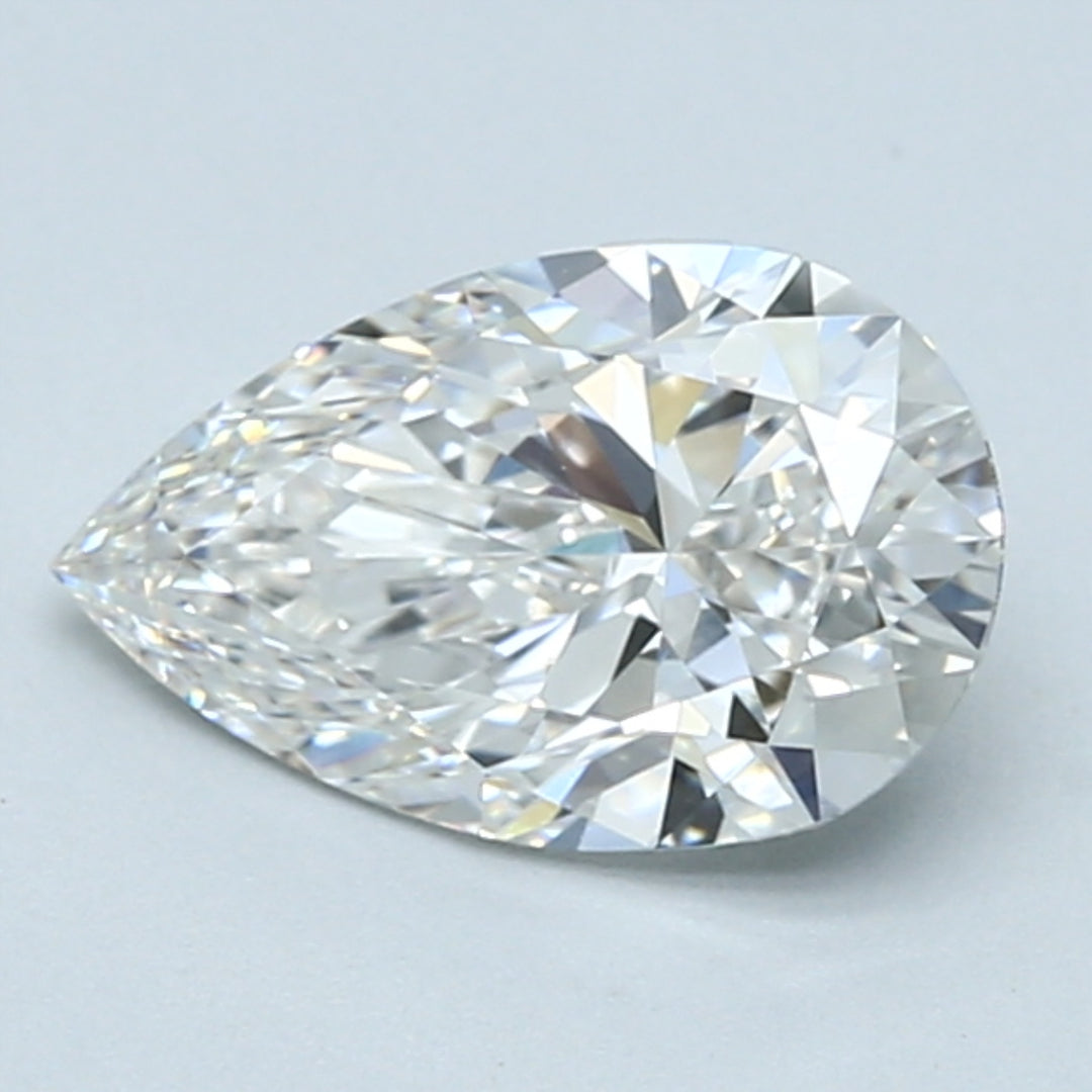 1.33ct PEAR Shaped Diamond | F Color | VVS2 Clarity | IGI Certified