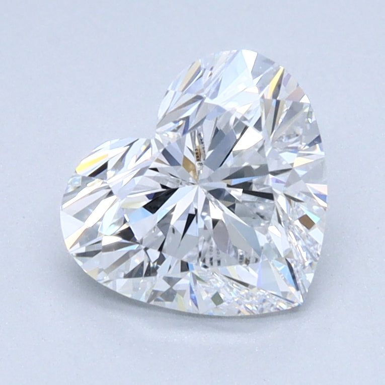 1.26ct HEART Shaped Diamond | D Color | VVS2 Clarity | IGI Certified