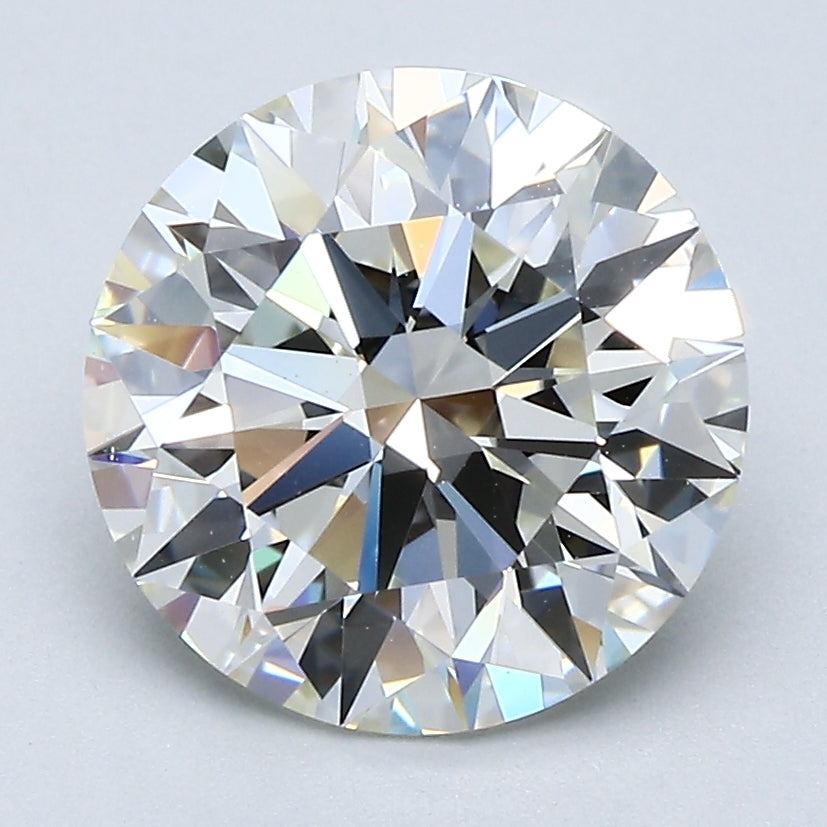 3.09ct ROUND Shaped Diamond | J Color | VVS2 Clarity | IGI Certified