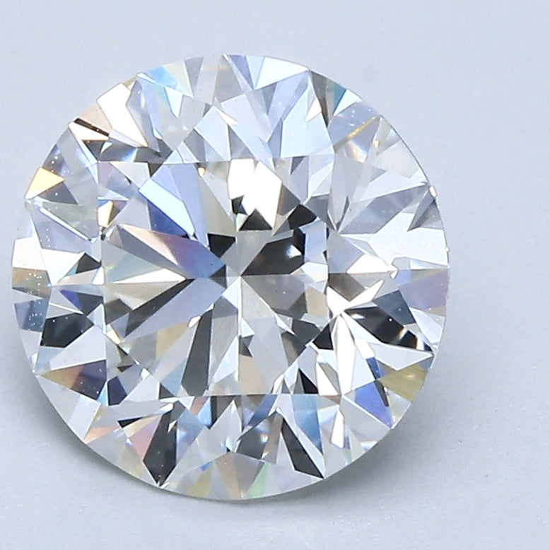 2.52ct ROUND Shaped Diamond | H Color | VS2 Clarity | GCAL Certified