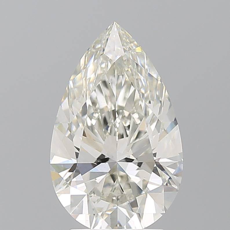 3.02ct PEAR Shaped Diamond | I Color | VS1 Clarity | IGI Certified