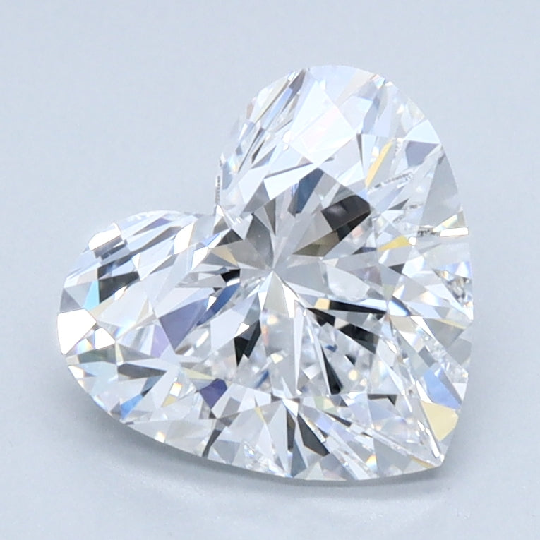 1.58ct HEART Shaped Diamond | D Color | VS1 Clarity | IGI Certified