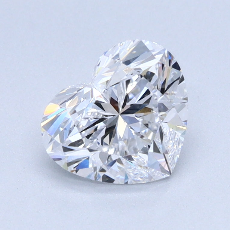 1.02ct HEART Shaped Diamond | D Color | VVS2 Clarity | IGI Certified