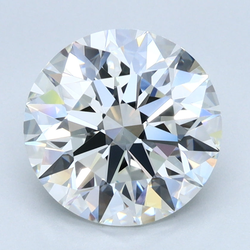 2.54ct ROUND Shaped Diamond | G Color | VVS2 Clarity | IGI Certified