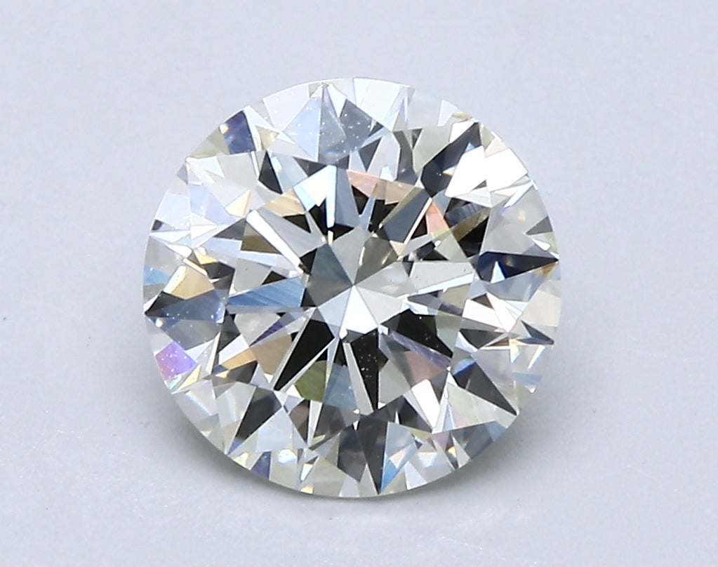 2.18ct ROUND Shaped Diamond | J Color | VS1 Clarity | IGI Certified