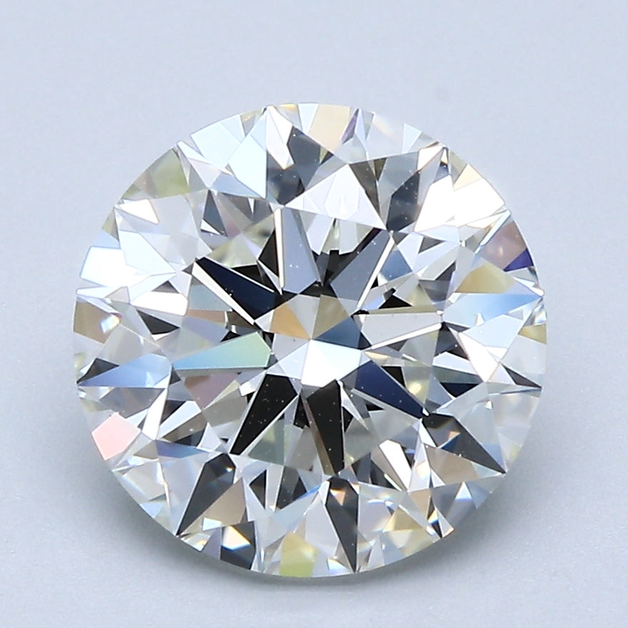 3.09ct ROUND Shaped Diamond | J Color | VS1 Clarity | IGI Certified