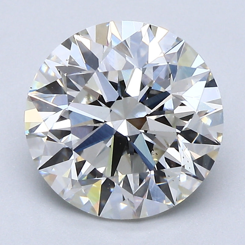 3ct ROUND Shaped Diamond | J Color | SI1 Clarity | GCAL Certified