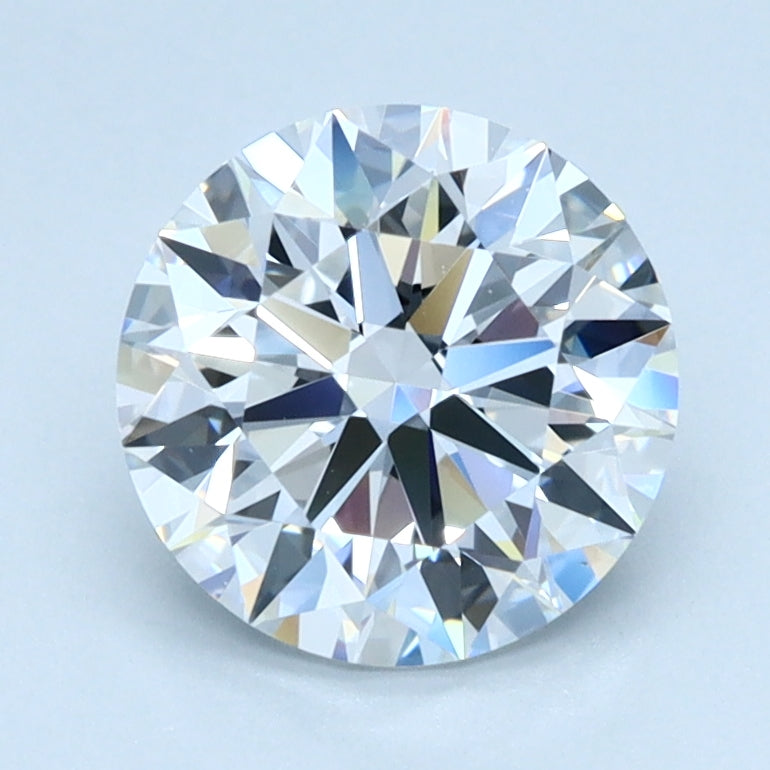 1.57ct ROUND Shaped Diamond | D Color | VVS2 Clarity | IGI Certified