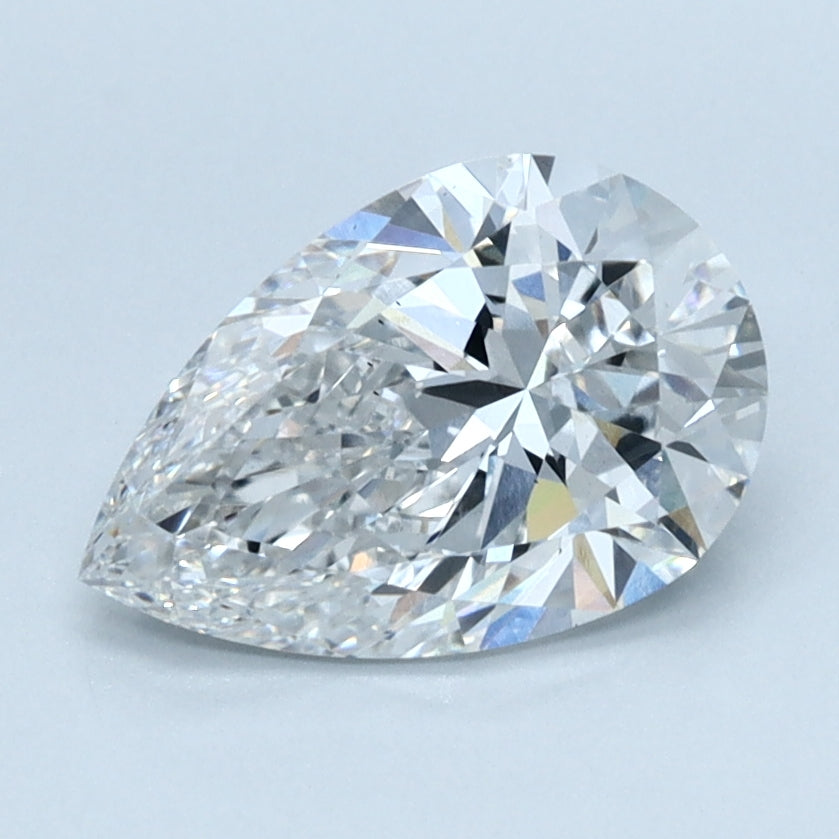 1.34ct PEAR Shaped Diamond | F Color | VS1 Clarity | IGI Certified