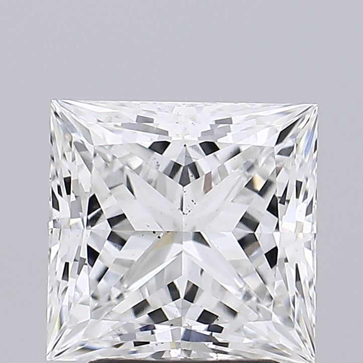 2.56ct PRINCESS Shaped Diamond | F Color | VS2 Clarity | IGI Certified