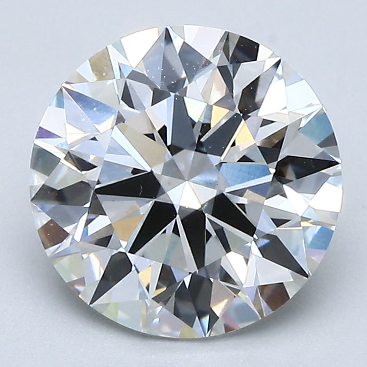 2.66ct ROUND Shaped Diamond | G Color | VS2 Clarity | GCAL  Certified