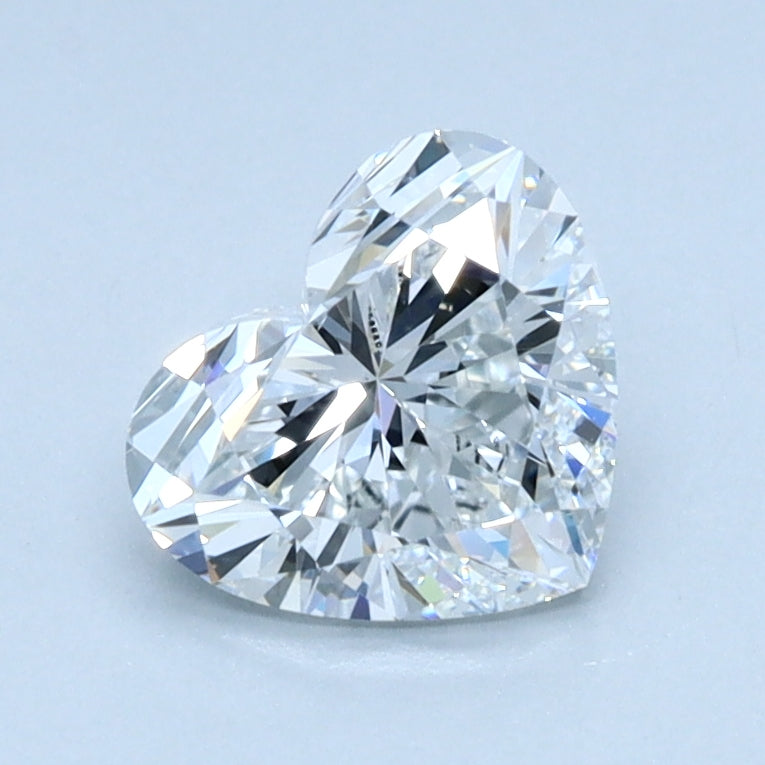 1ct HEART Shaped Diamond | D Color | VS1 Clarity | IGI Certified