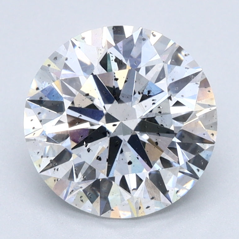 2.08ct ROUND Shaped Diamond | F Color | I1 Clarity | IGI Certified