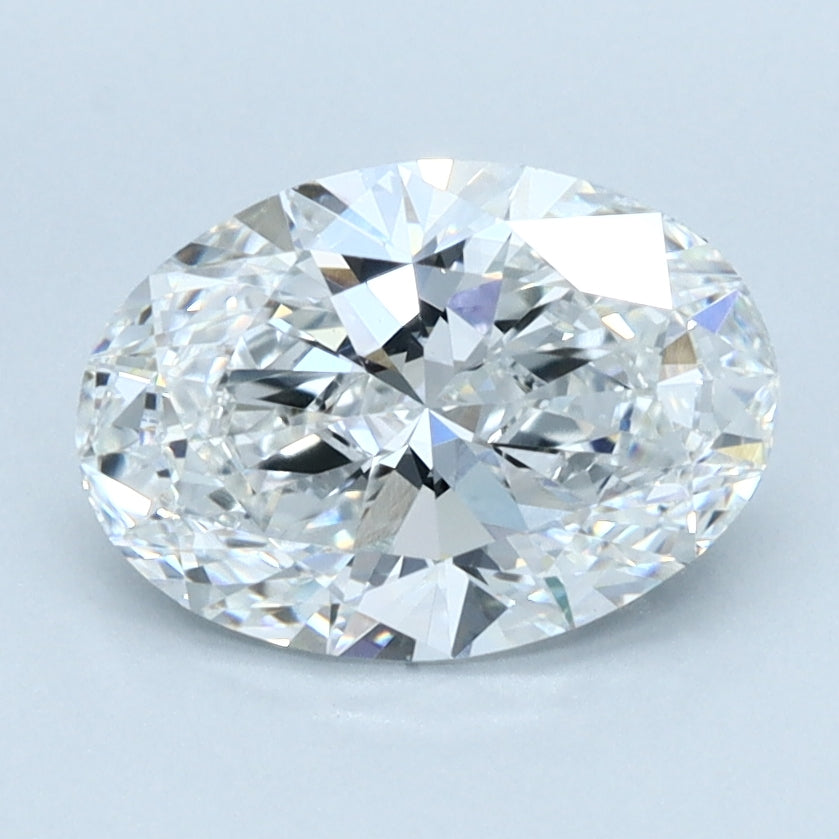 1.5ct OVAL Shaped Diamond | F Color | VVS2 Clarity | IGI Certified